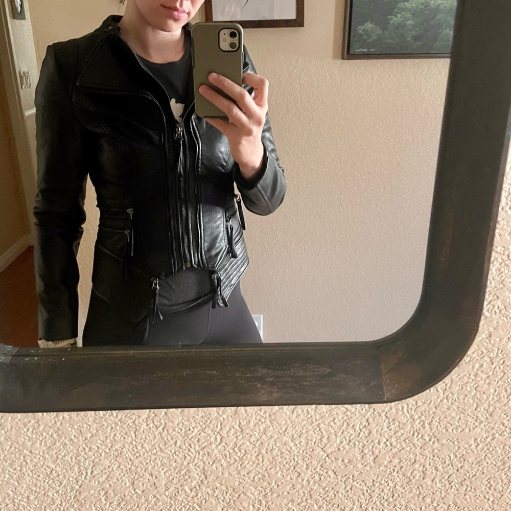 Romeo + Juliet Couture leather jacket